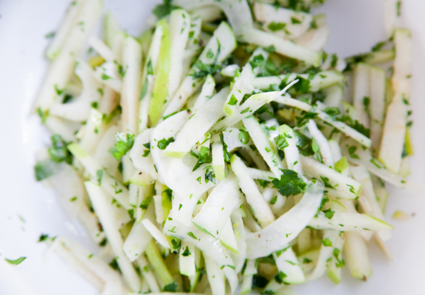 Fennel & green apple wild rice salad