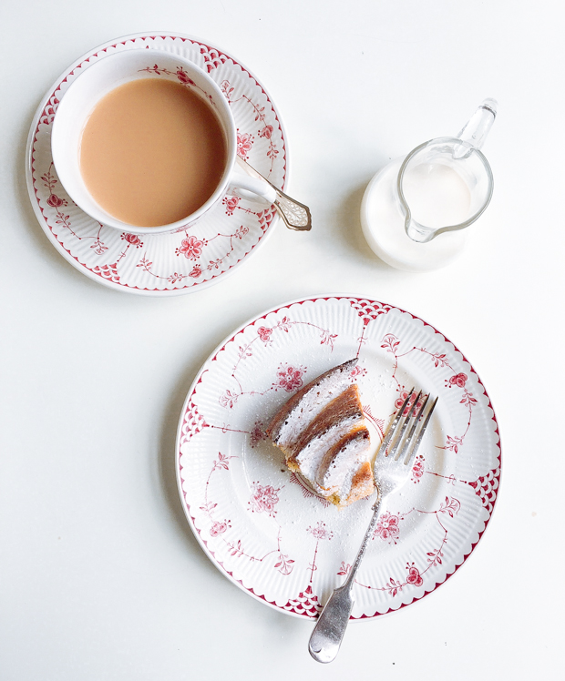 Mango & passion fruit vanilla bundt cake