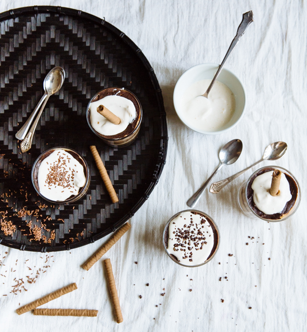 Peanut butter, cream cheese & chocolate parfaits