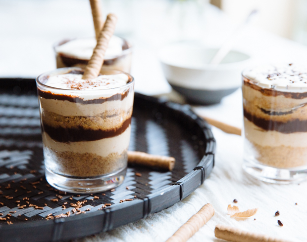 Peanut butter, cream cheese & chocolate parfaits