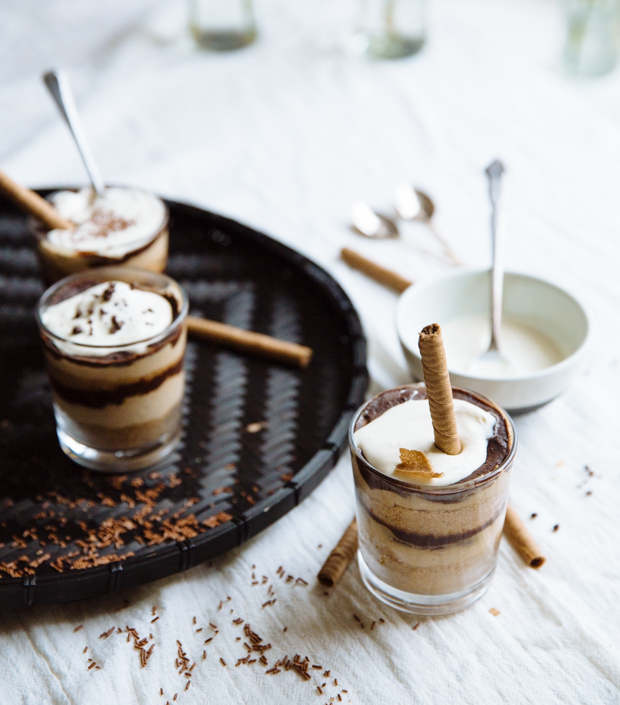 Peanut butter, cream cheese & chocolate parfaits