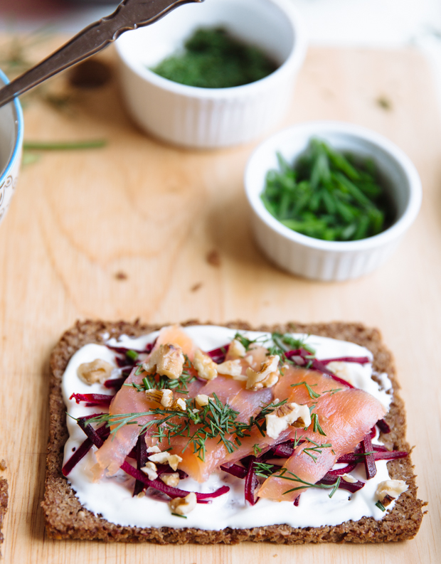 Nordic open-faced sandwiches