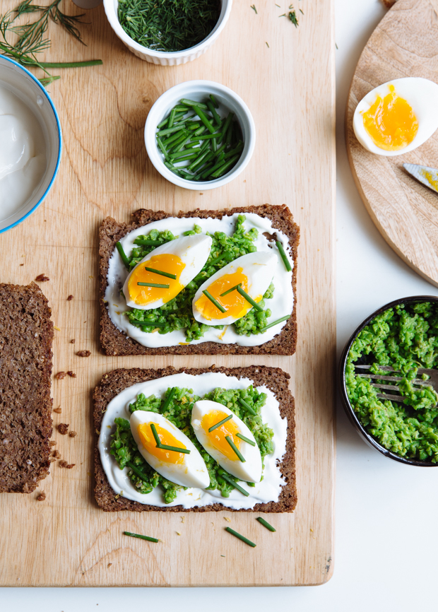 Nordic open-faced sandwiches