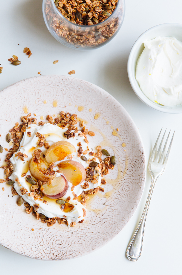 mascarpone peach tart