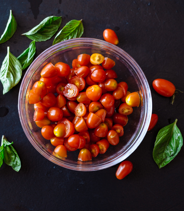 Fresh tomato & tuna pasta salad