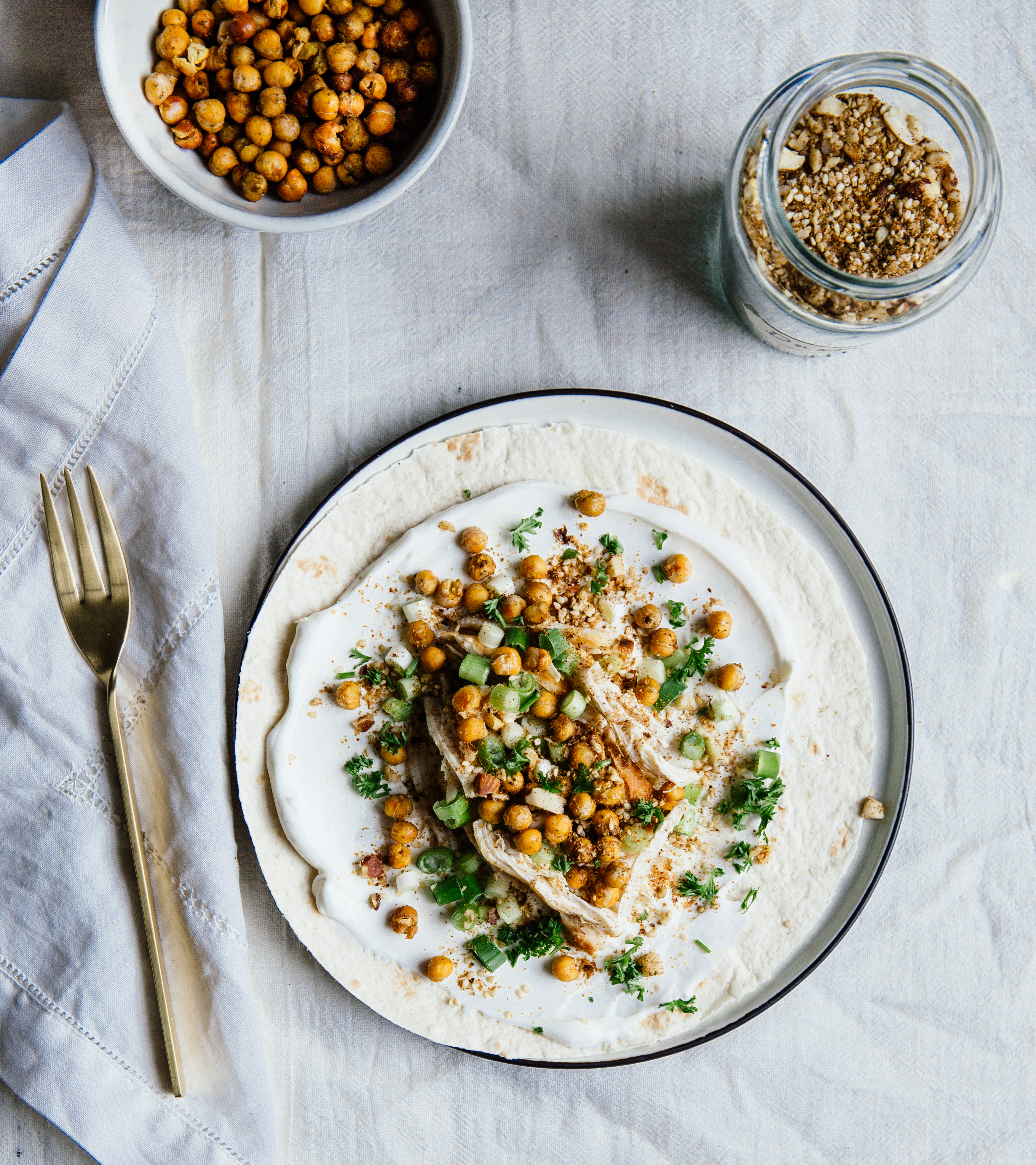 Homemade dukkah