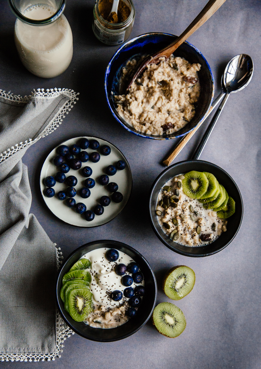 Garam masala, pumpkin seed & dried cherry oatmeal