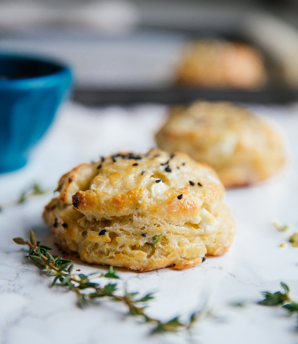 Feta, thyme & pistachio scones