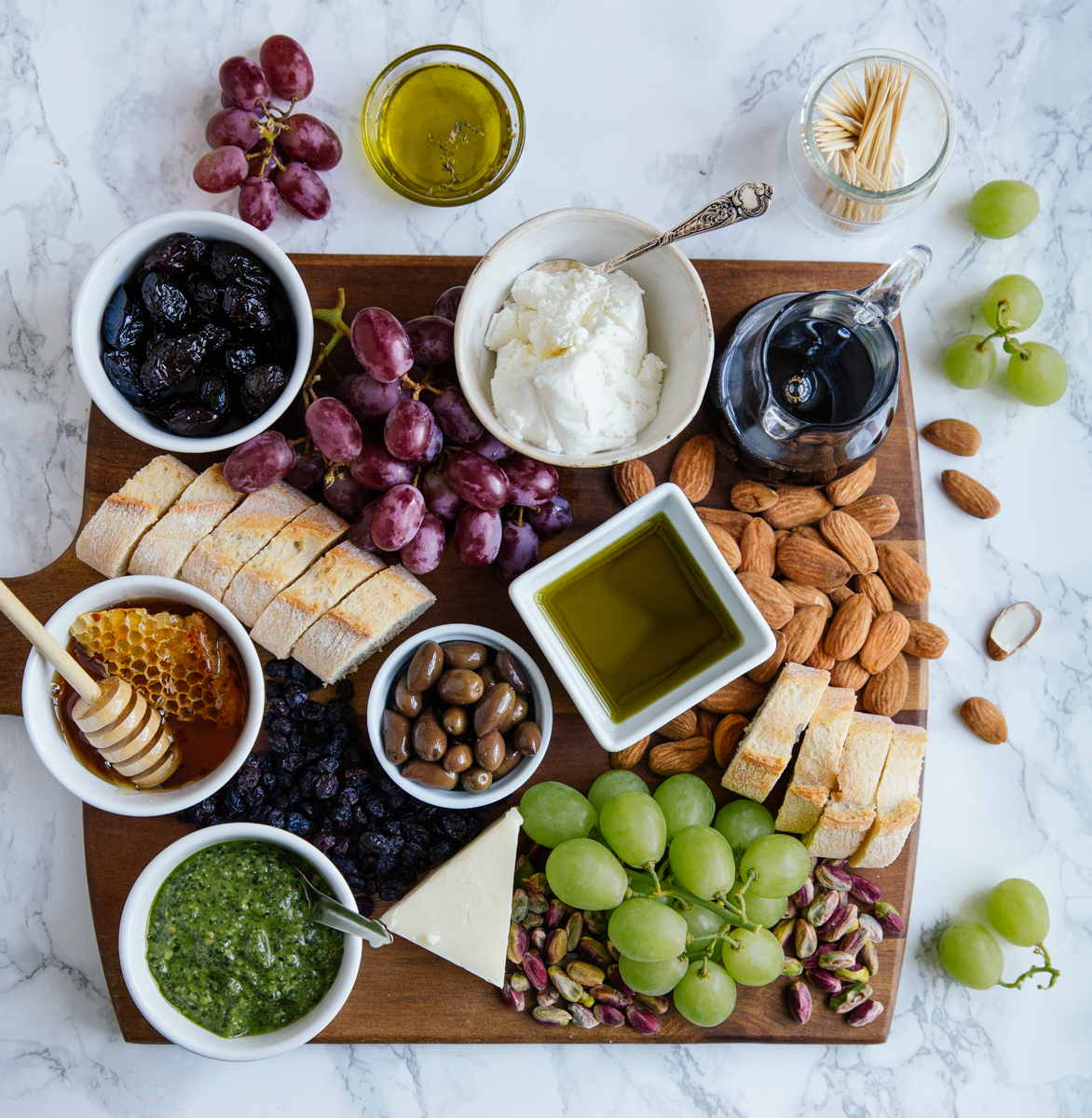 Greek mezze platter