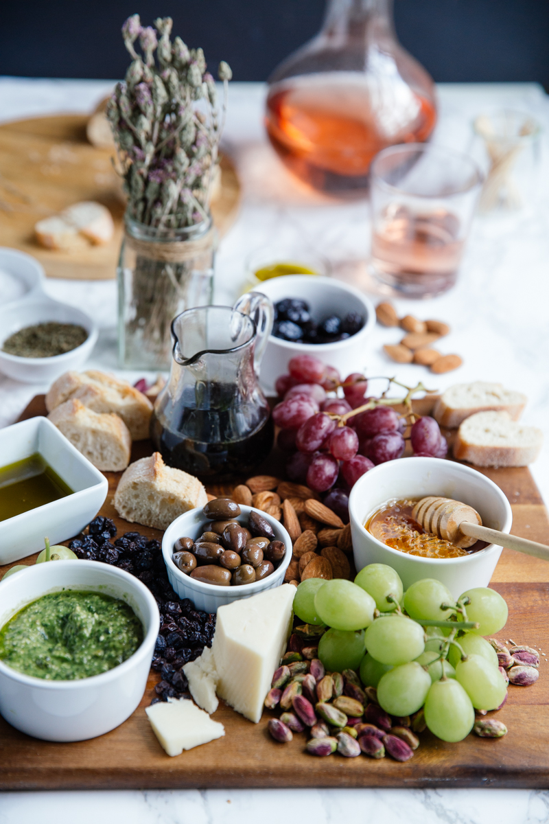 Greek mezze platter