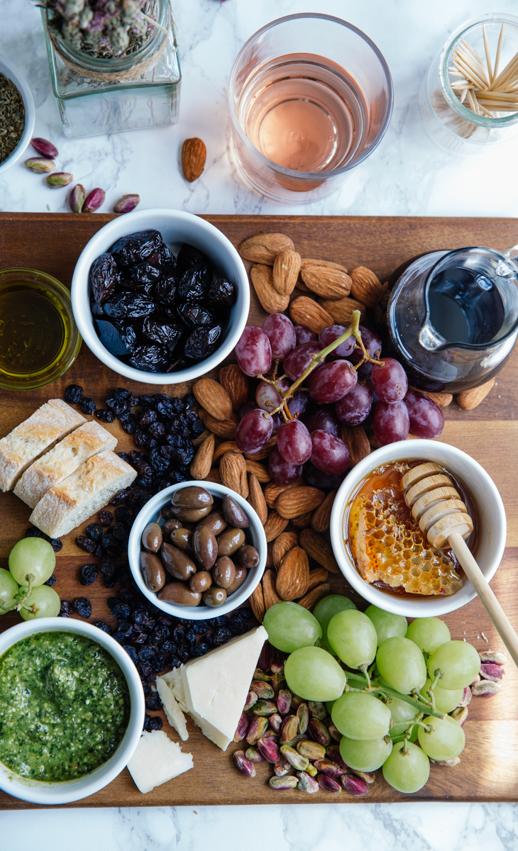 Greek mezze platter