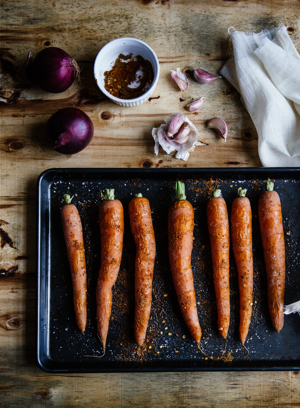 Carrot soup with buttermilk & grape molasses 