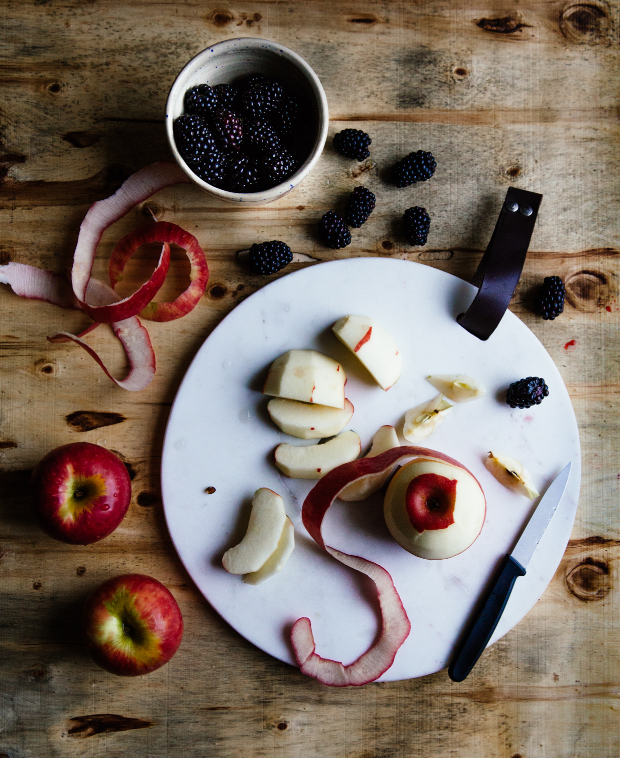 Apple, blackberry & cinnamon jam