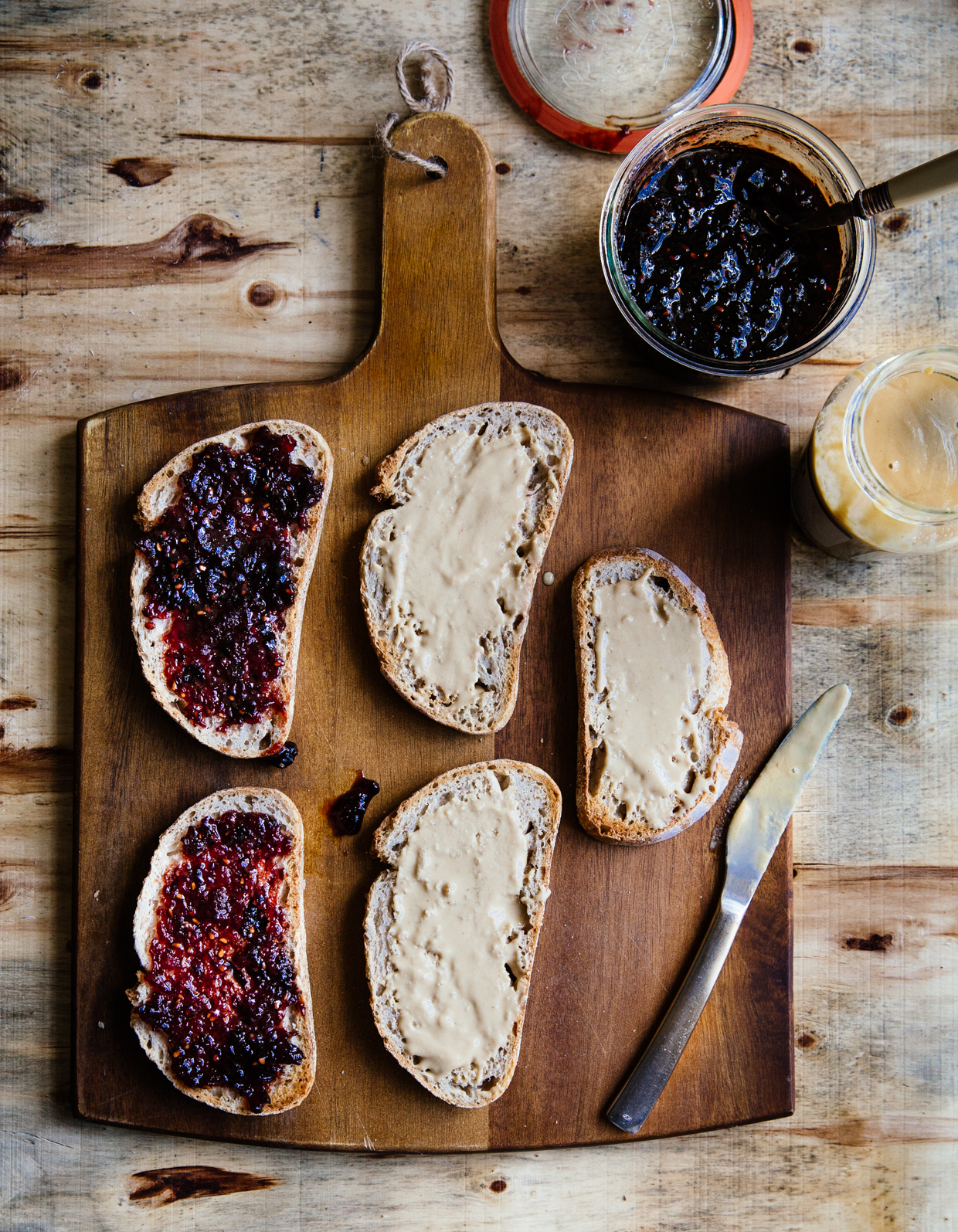 Apple, blackberry & cinnamon jam