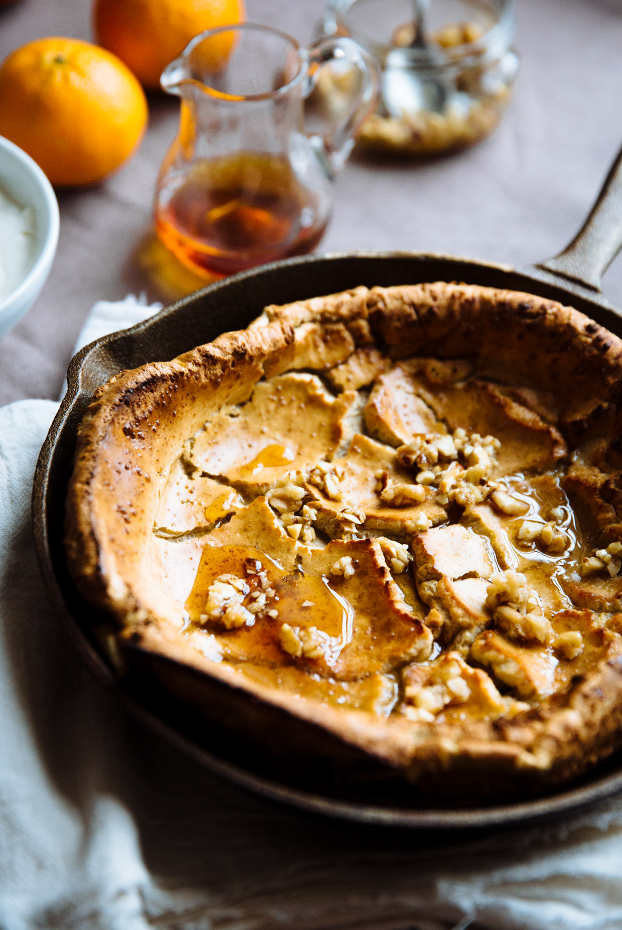 Spicy satsuma & maple Dutch baby