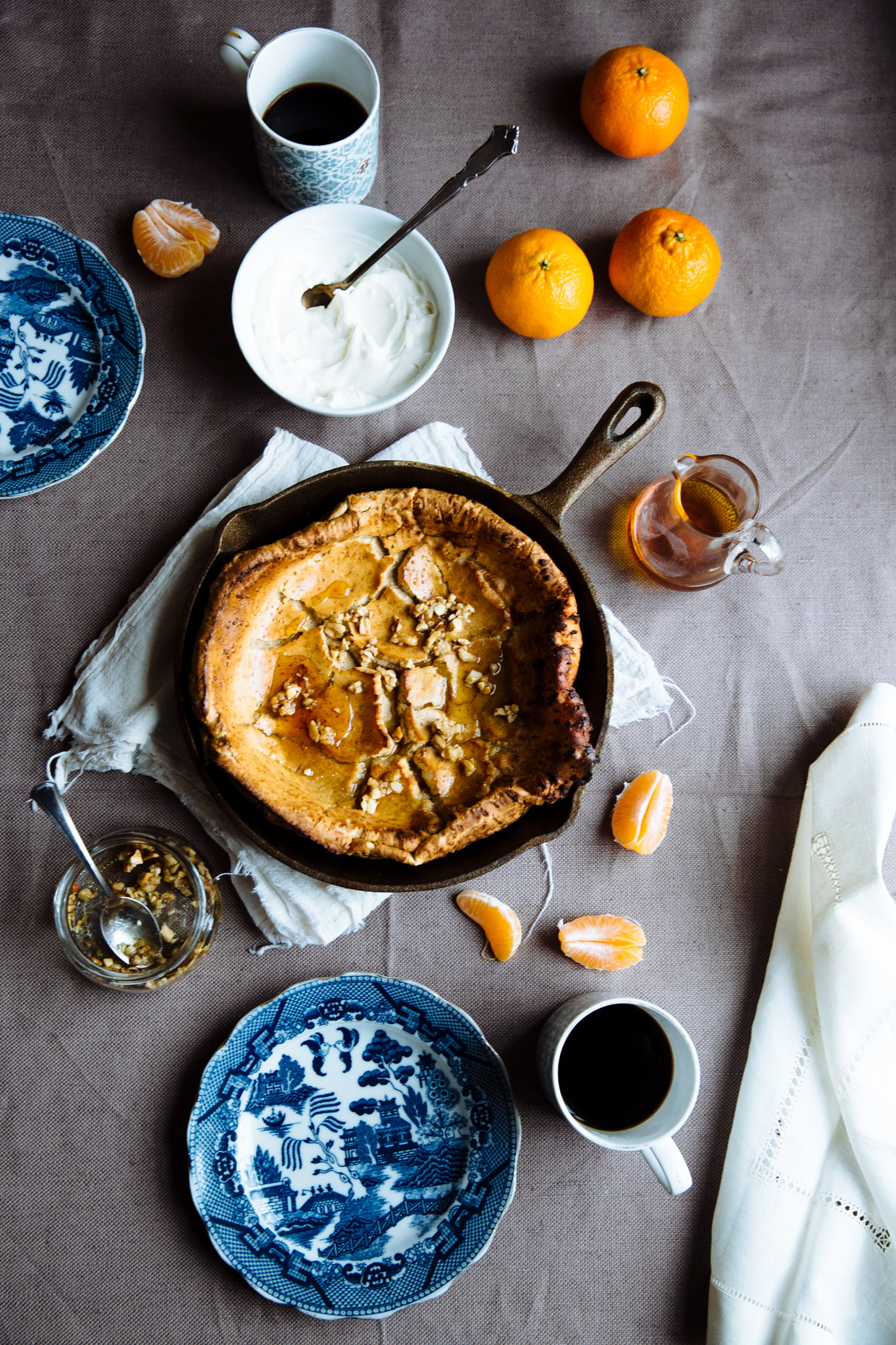 Spicy satsuma & maple Dutch baby