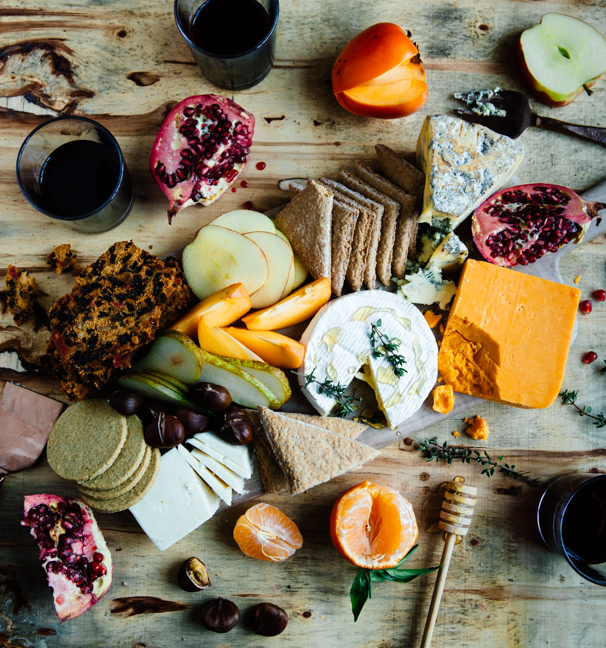  Winter cheese & fruit board