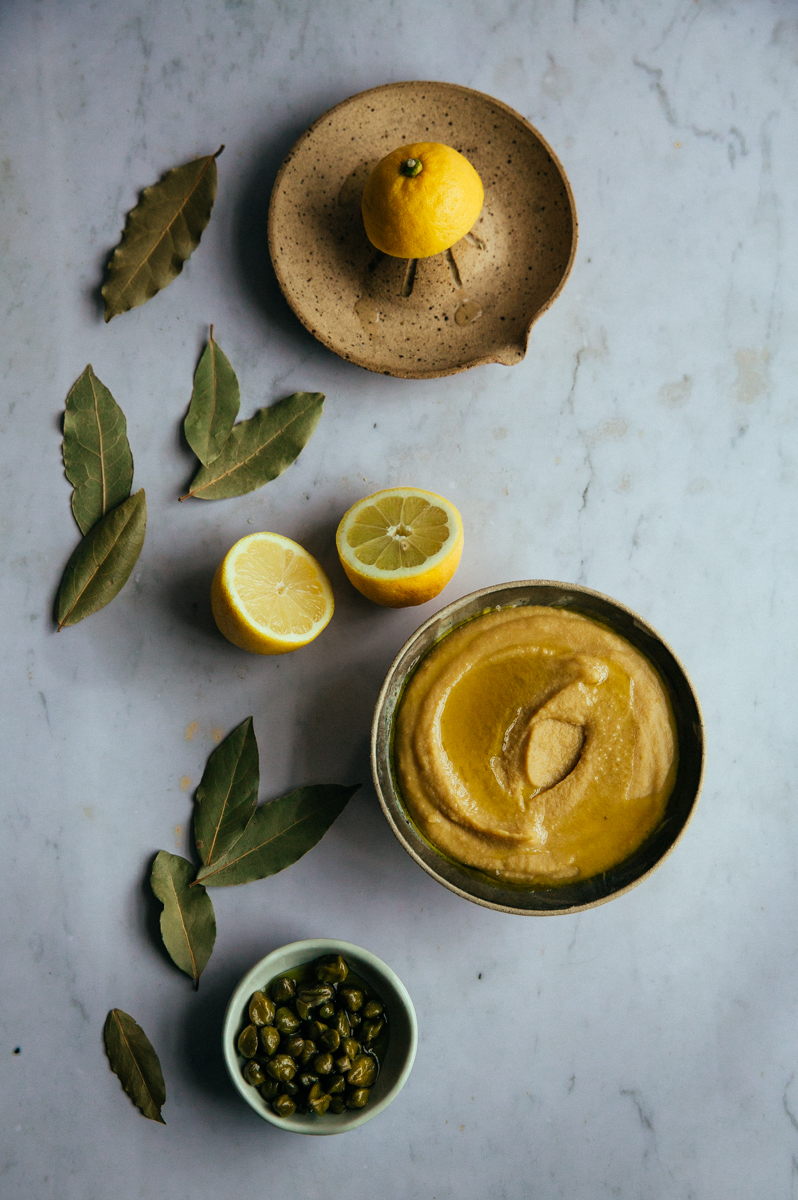 Yellow split pea dip (fava)