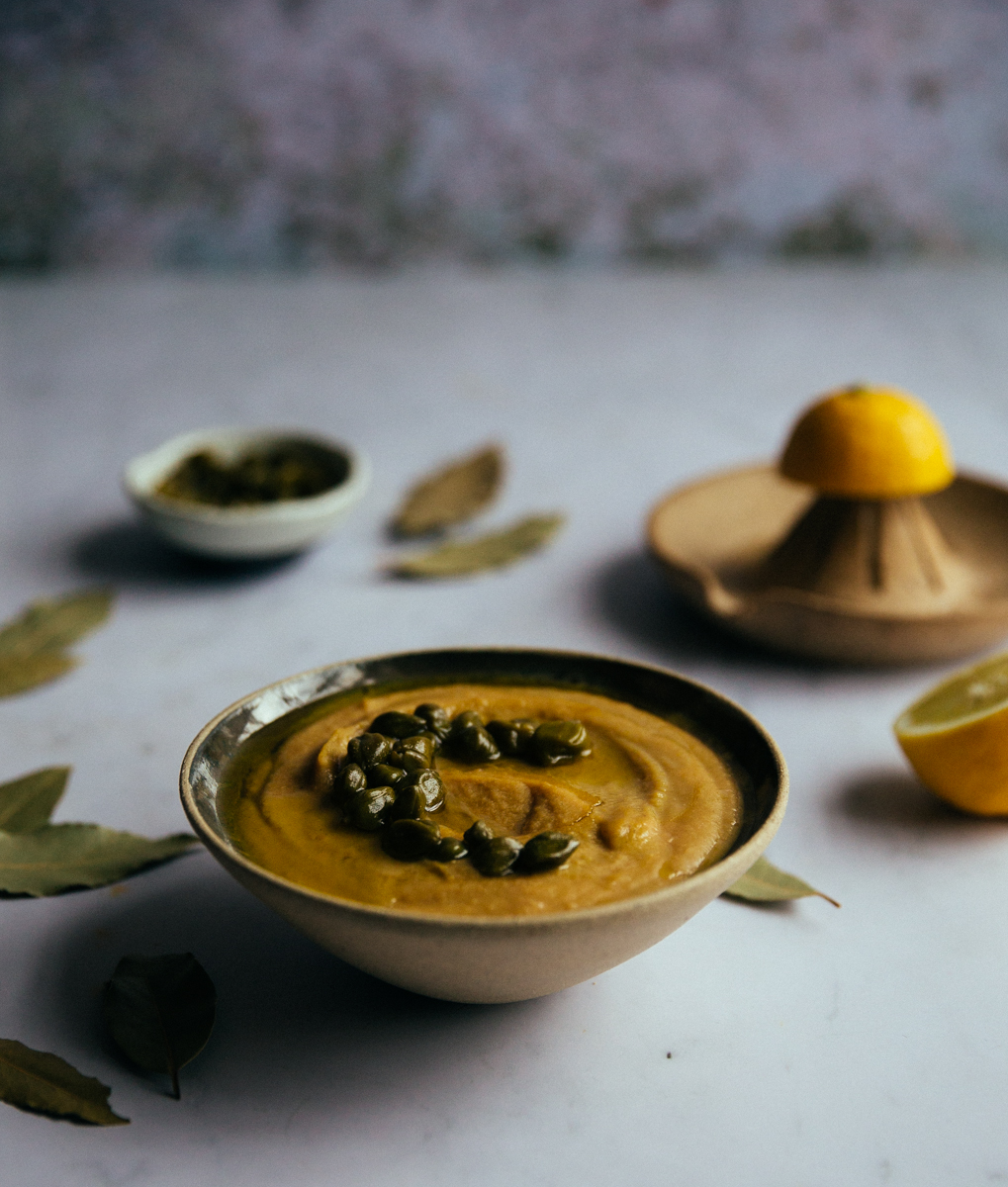 Yellow split pea dip (fava)