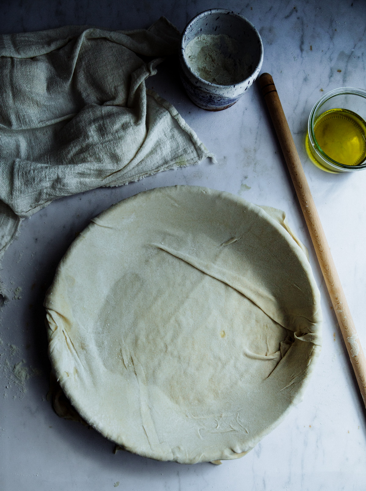 Feta, spring onion & dill pie (tyropita)